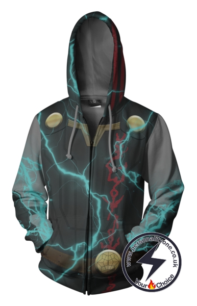 Thor - Thor Ragnarok ZipUp 3D - Thor Hoodies Jackets